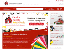 Tablet Screenshot of geniussupply.com